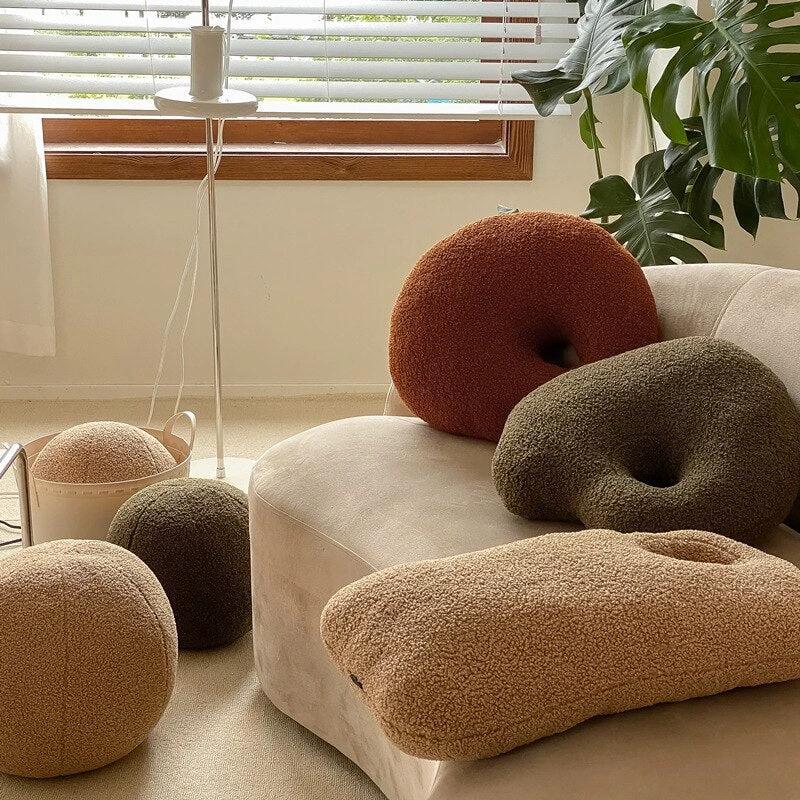 Fluffy Pebble Cushions by Bowlift