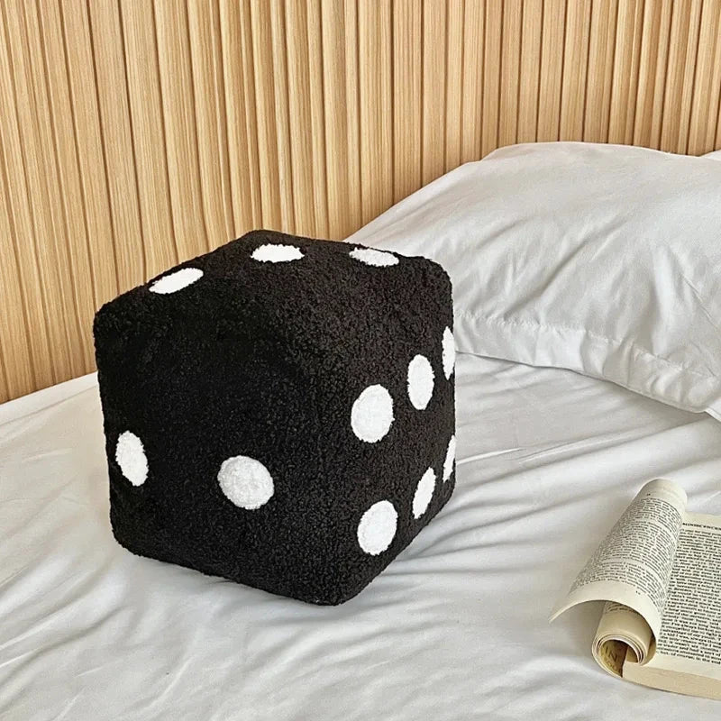 Dice Plush Cushion by Bowlift