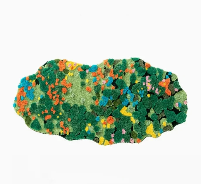 Moss Tufting Bathroom Mat by Bowlift