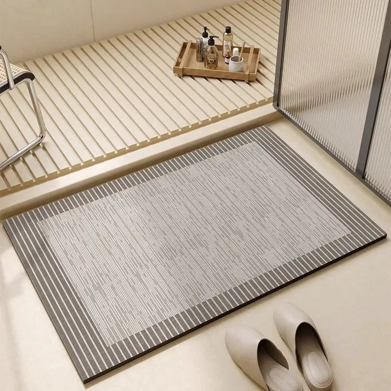Non-slip Diatomite Bath Mat Kitchen Mat Door Mat Shower Mat by BowLift