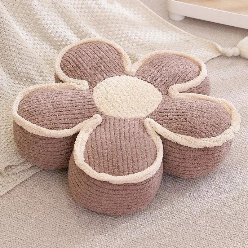 Pastel Fluffy Flower Cushion by Bowlift