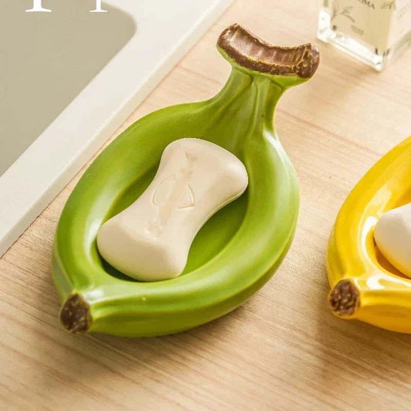 Creative Ceramic Banana Soap Box by Bowlift