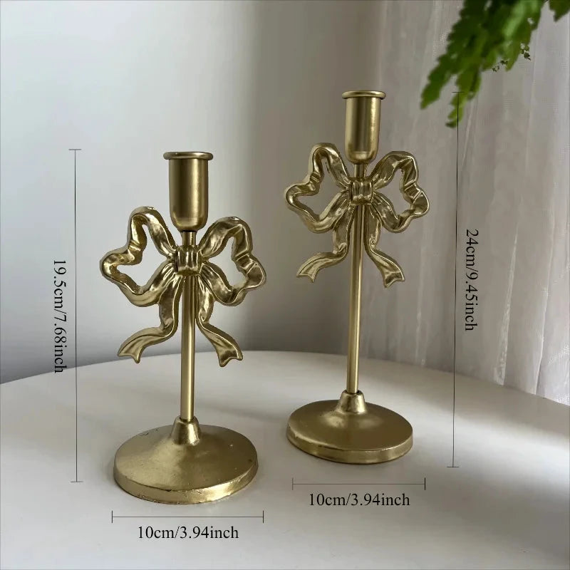 French Wrought Iron Candle Holder by Bowlift
