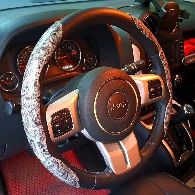 Non-Slip Wood Grain Car Wheel Cover by BowLift