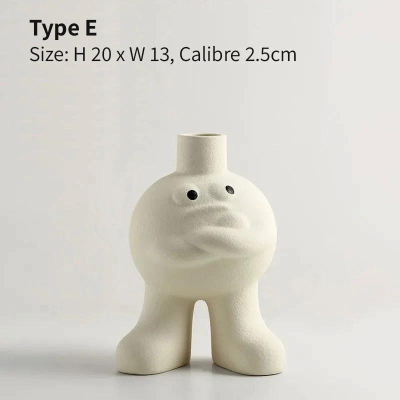 Character Ceramic Vase by Bowlift