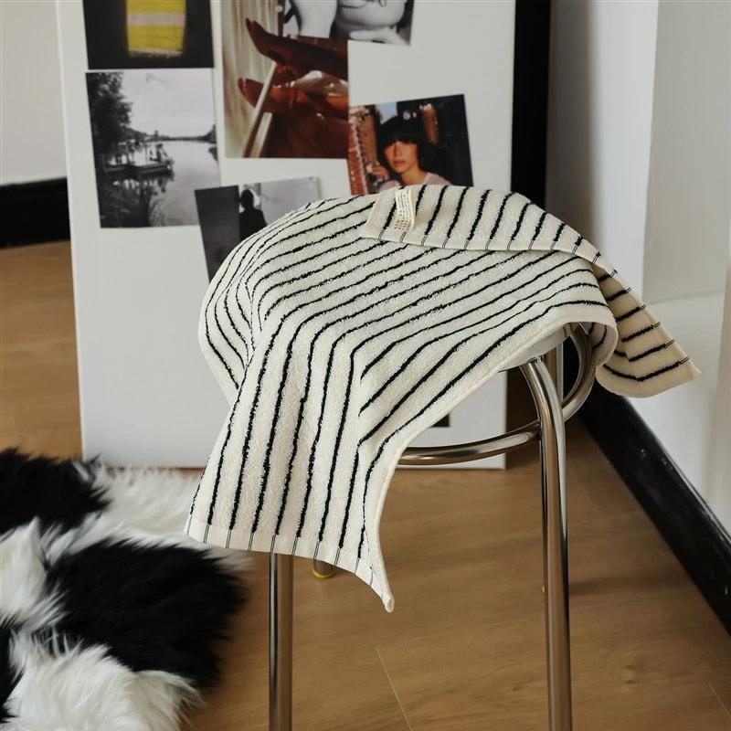 Stripe Cotton Towel by Bowlift