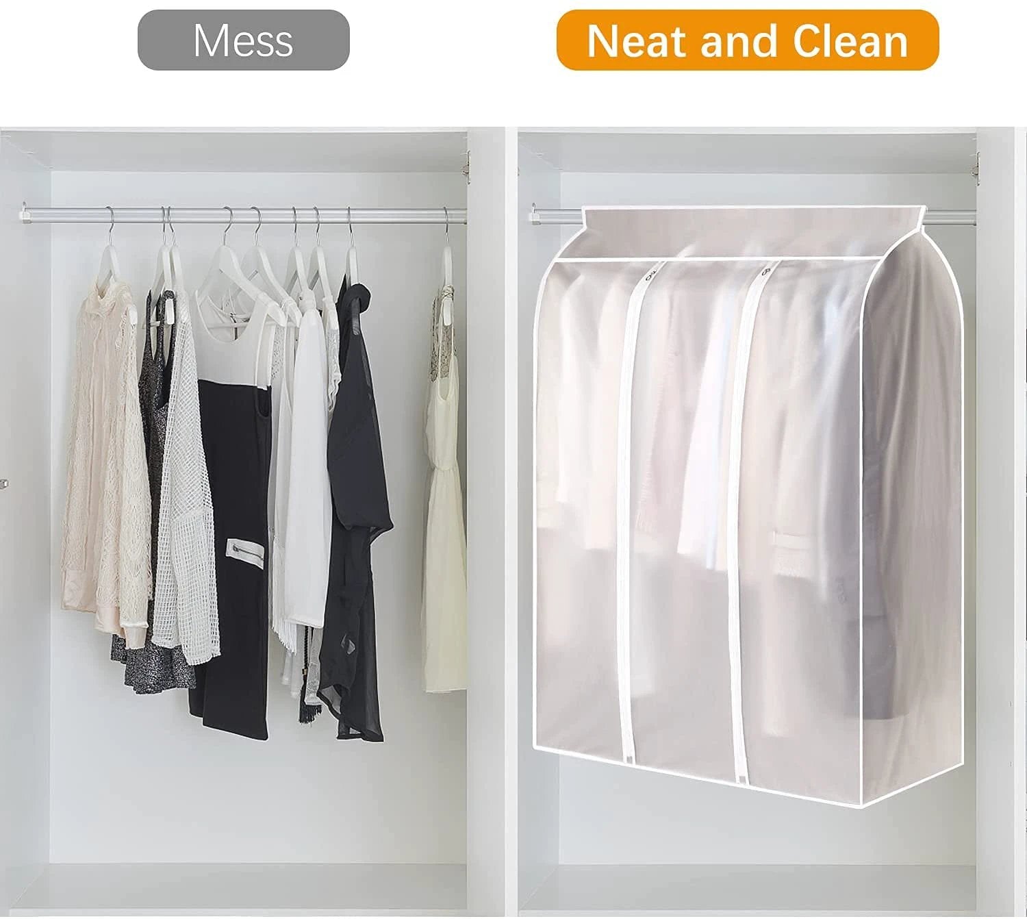Home Organizer Dust Cover Clothes Storage Wardrobe Bag by BowLift