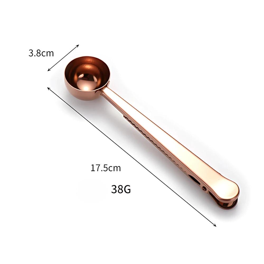 Seal & Scoop Coffee Spoon by Casa & Beyond