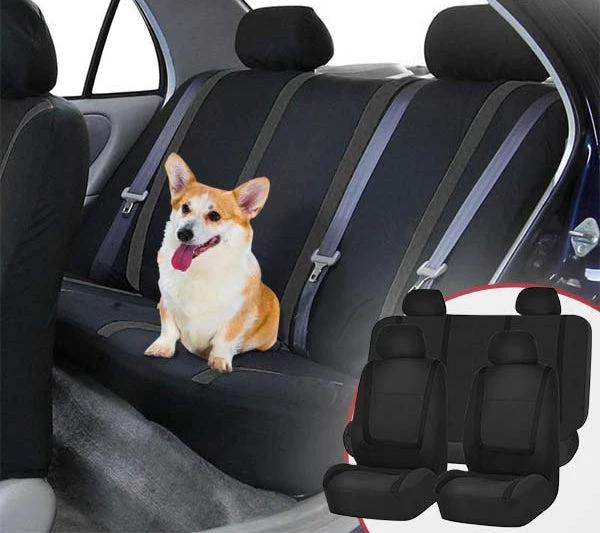 ComfortSeat 9-piece Car Seat Covers Set – Universal, Breathable & Washable by BowLift