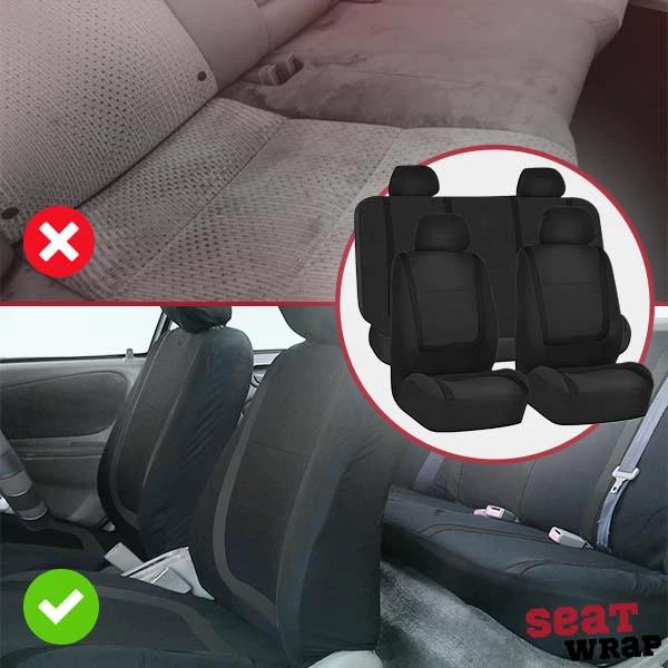 ComfortSeat 9-piece Car Seat Covers Set – Universal, Breathable & Washable by BowLift