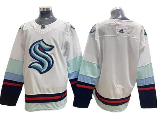 Seattle Kraken Blank White Jersey by Hockey David