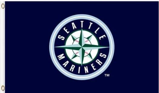 Seattle Mariners US Baseball Flag 3X5Ft Banner USA Polyester with Brass Grommets by flagsjustdoit