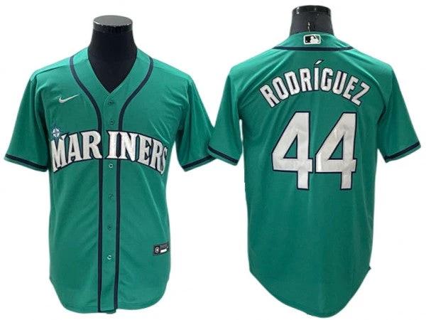 Seattle Mariners #44 Julio Rodriguez Aqua Alternate Cool Base Jersey by My Store