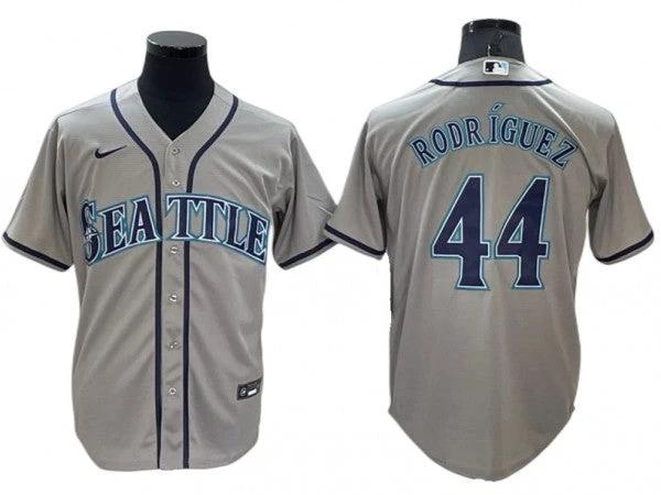 Seattle Mariners #44 Julio Rodriguez Gray Road Cool Base Jersey by My Store