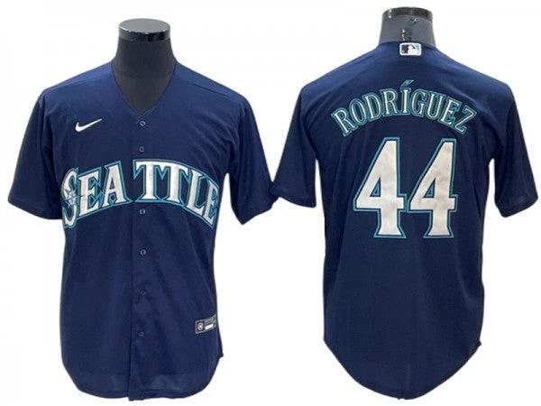 Seattle Mariners #44 Julio Rodriguez Navy Alternate Cool Base Jersey by My Store