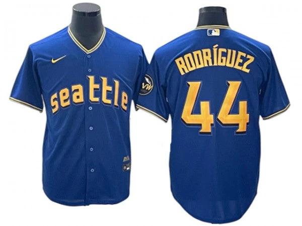 Seattle Mariners #44 Julio Rodríguez Royal City Connect Limited Jersey by My Store