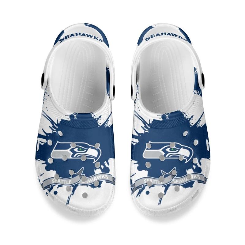 Seattle Seahawks Crocs Unisex Clogs Clog Shoes by Crocs