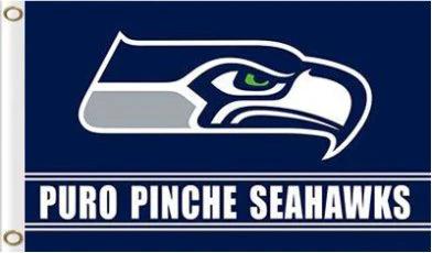 Seattle Seahawks Puro Pinche Flag 3X5 Ft Polyester Banner USA 90x150cm by flagsjustdoit