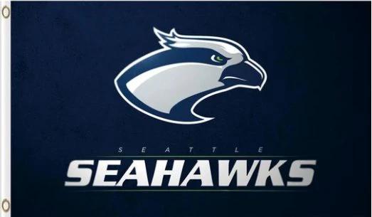 Seattle Seahawks Sport Club Flag 3X5 Ft Polyester Banner USA 90x150cm by flagsjustdoit