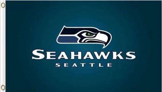 Seattle Seahawks Sport US Club Flag 3X5 Ft Polyester Banner USA 90x150cm by flagsjustdoit