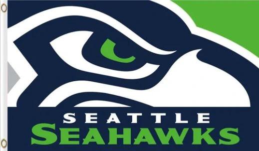 Seattle Seahawks Sport US Flag 3X5 Ft Polyester Banner USA 90x150cm by flagsjustdoit