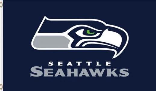 Seattle Seahawks Team US Sport Flag 3X5 Ft Polyester Banner USA 90x150cm by flagsjustdoit