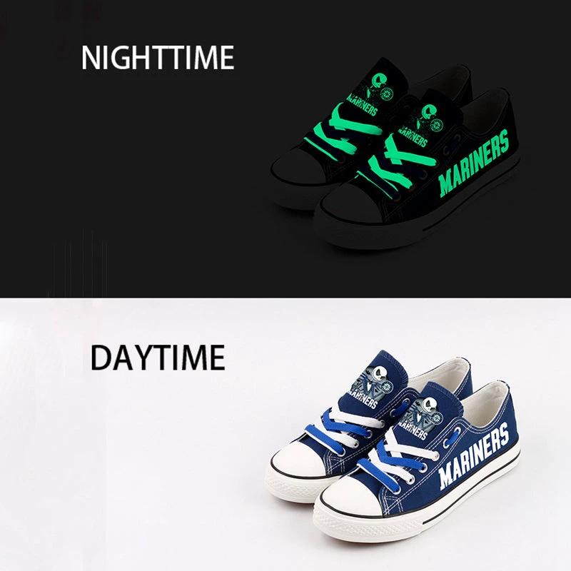 Seattle Mariners Limited Print Low Top Canvas Shoes Sport Sneakers For Men Women Fans by Crocs