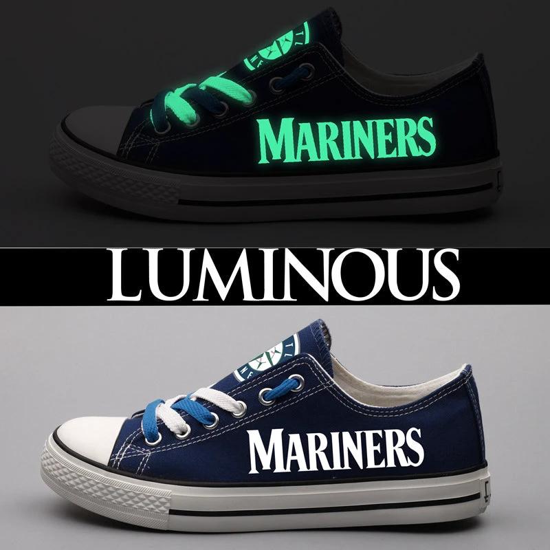 Seattle Mariners Limited Print Low Top Canvas Shoes Sport Sneakers For Men Women Fans by Crocs