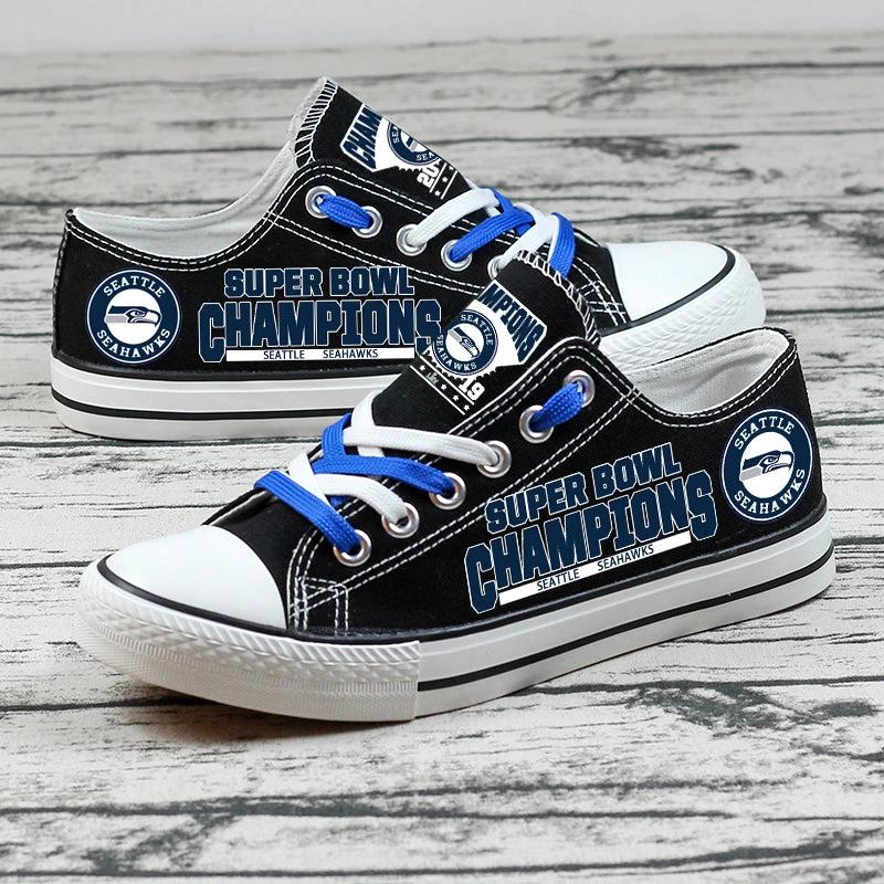 Seattle Seahawks Sport Sneakers Shoes For Men Women Fans by Crocs