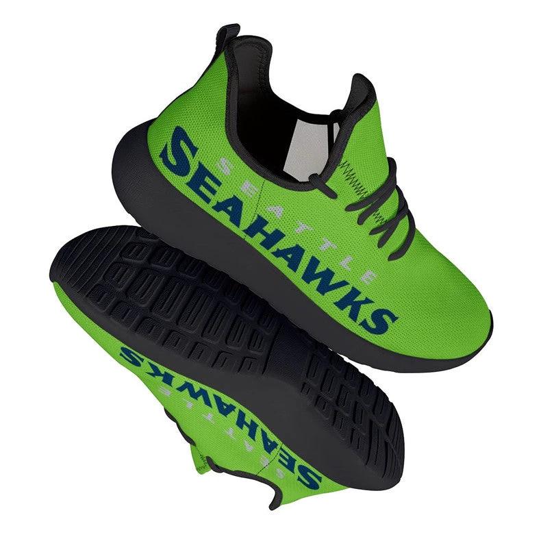 Seattle Seahawks Team Name Limited Sneaker Shoes For Men Women Fans by Crocs