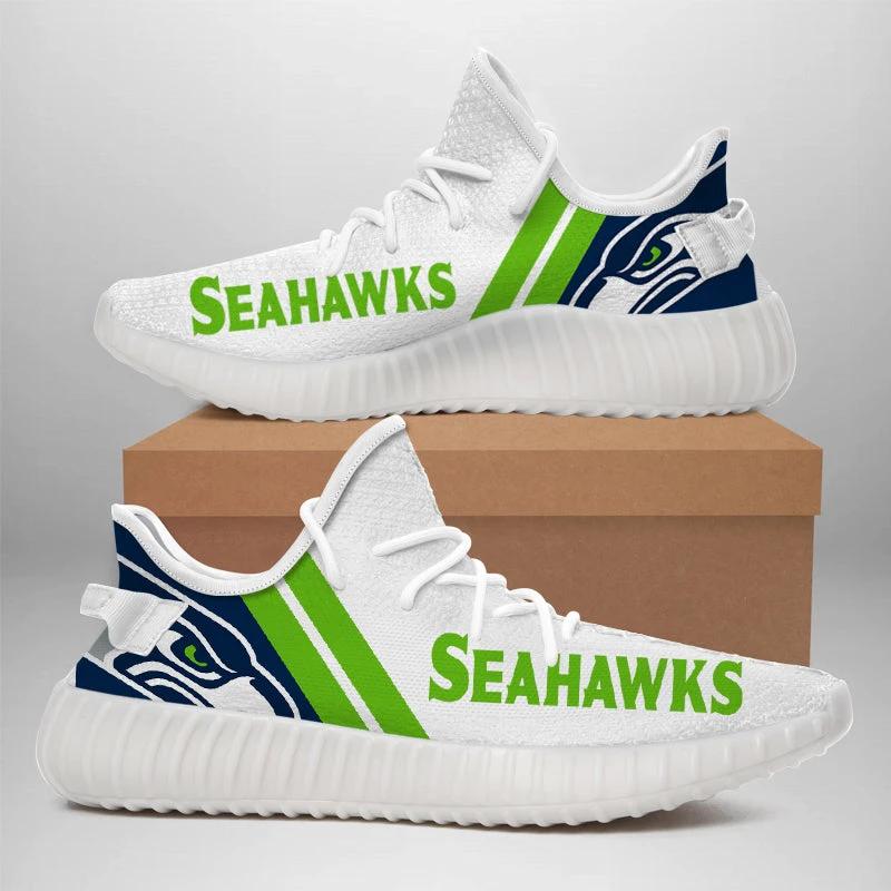 Seattle Seahawks NFL 350v Yeezy Sneakers For Men Women Fans by Crocs