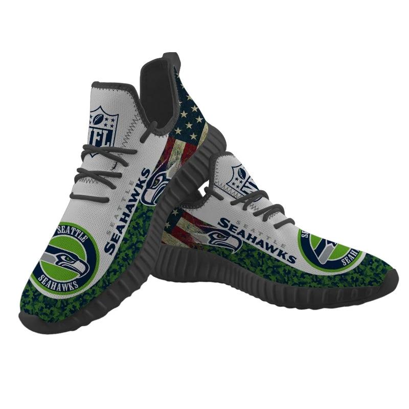 Seattle Seahawks NFL Sneaker Shoes For Men Women Fans by Crocs