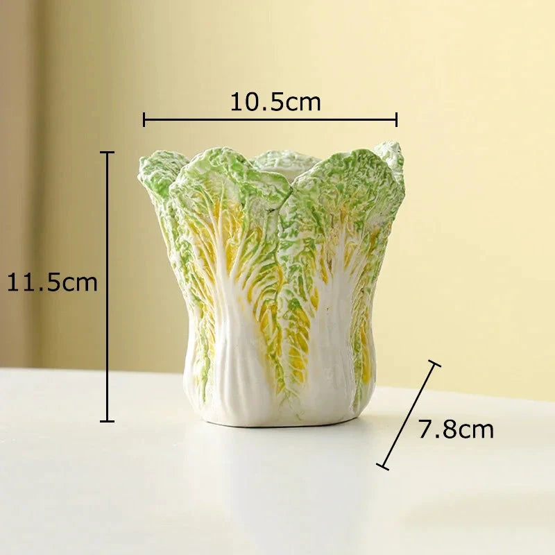 Chinese Cabbage Ceramic Jar by Bowlift
