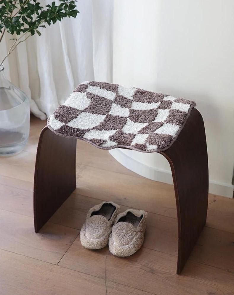 Wavy Grid Seat Cushion by Bowlift