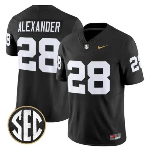 Sedrick Alexander Jersey #7 Vanderbilt Commodores 2026 Vapor Stitched by My Store NCAA Football Jerseys