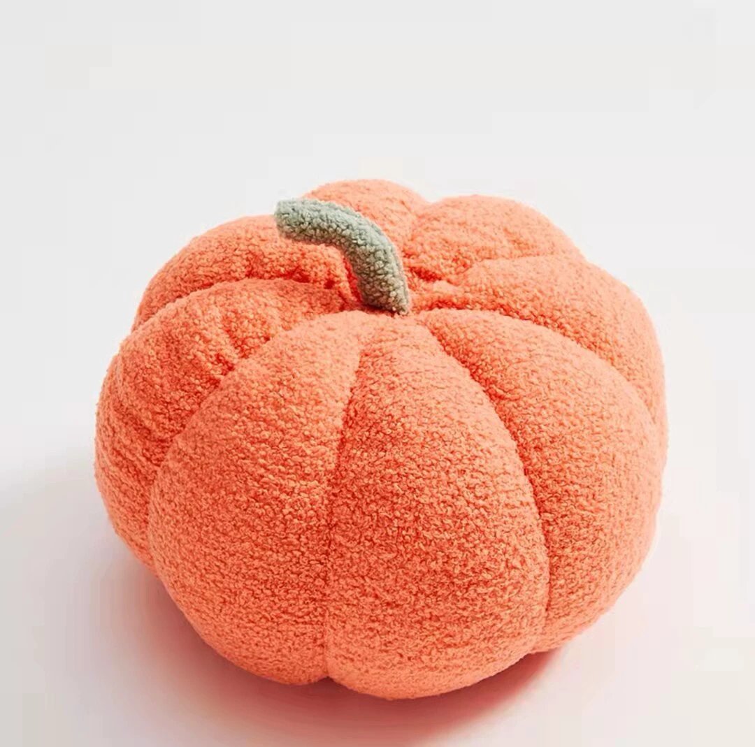 Fluffy Pumpkin Cushion by Bowlift