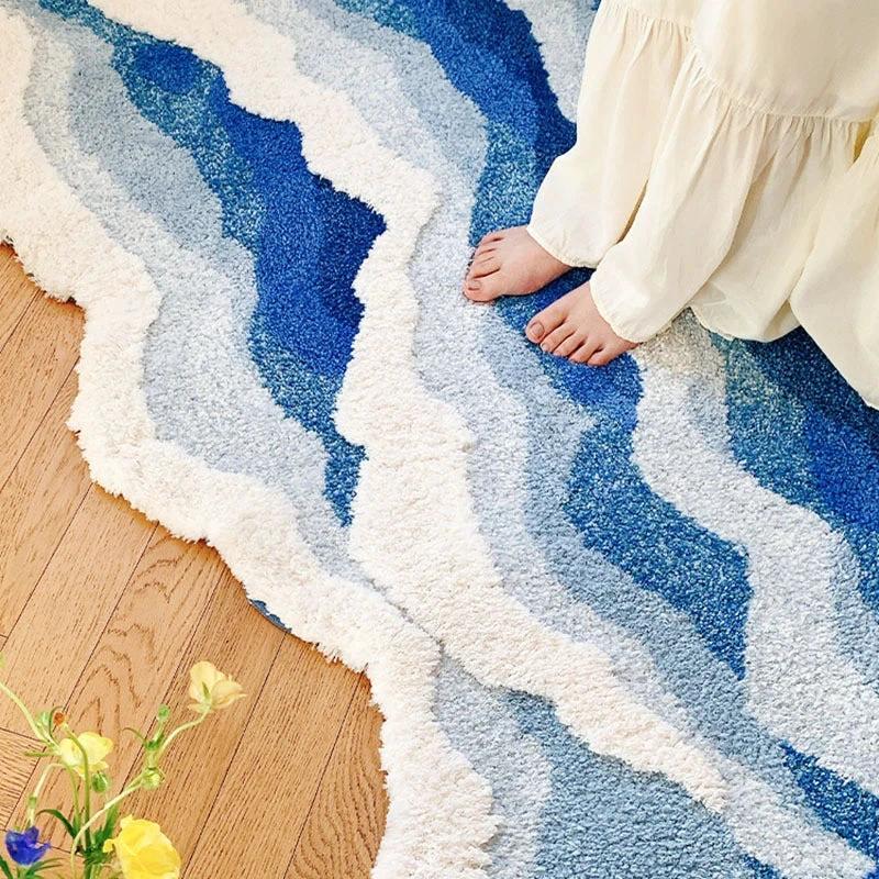 Sea Wave Rug by Bowlift