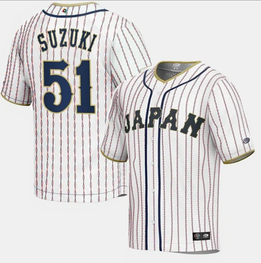 Seiya Suzuki #51 Japan Baseball World Baseball Classic Jersey – White by My Store