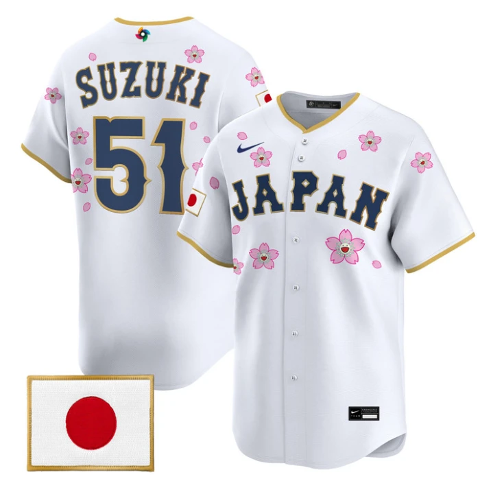 Seiya Suzuki Jersey #51 Team Japan World Baseball 2026 Takashi Murakami by My Store