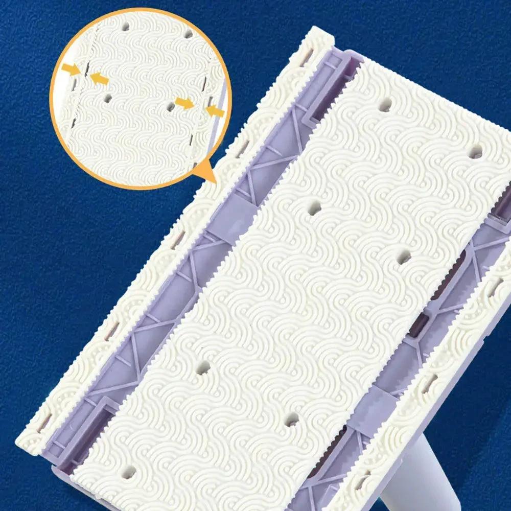 Self-changable flat mop (NOW 180% larger) + 4 cleaning cloths by BowLift