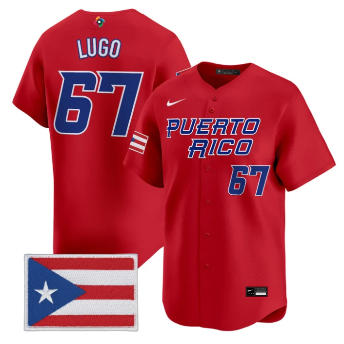Seth Lugo Jersey #67 Puerto Rico World Baseball Classic 2026 Stitched by My Store