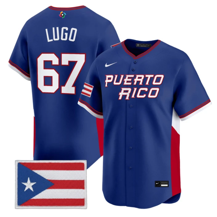 Seth Lugo Jersey #67 Puerto Rico World Baseball Classic 2026 Stitched by My Store
