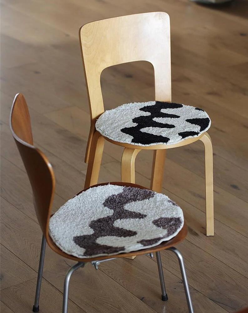 Wavy Grid Seat Cushion by Bowlift