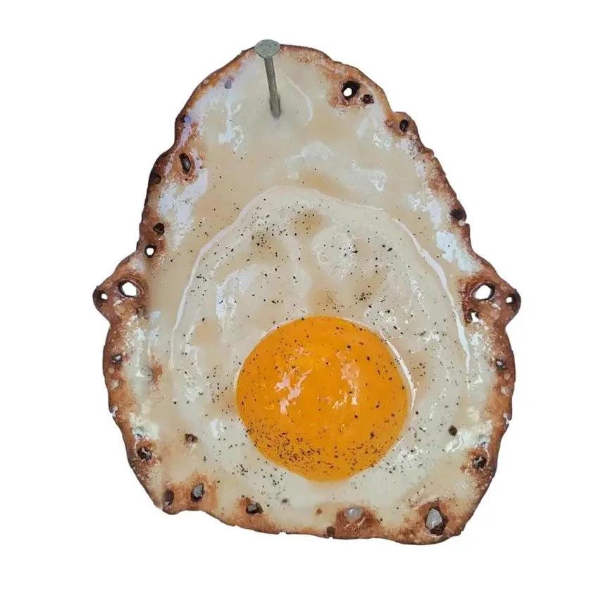Crispy Fried Egg Wall Sculpture by Bowlift