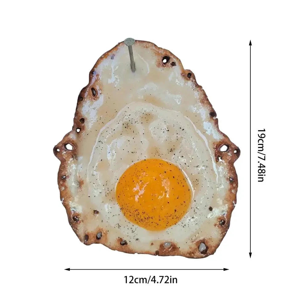 Crispy Fried Egg Wall Sculpture by Bowlift