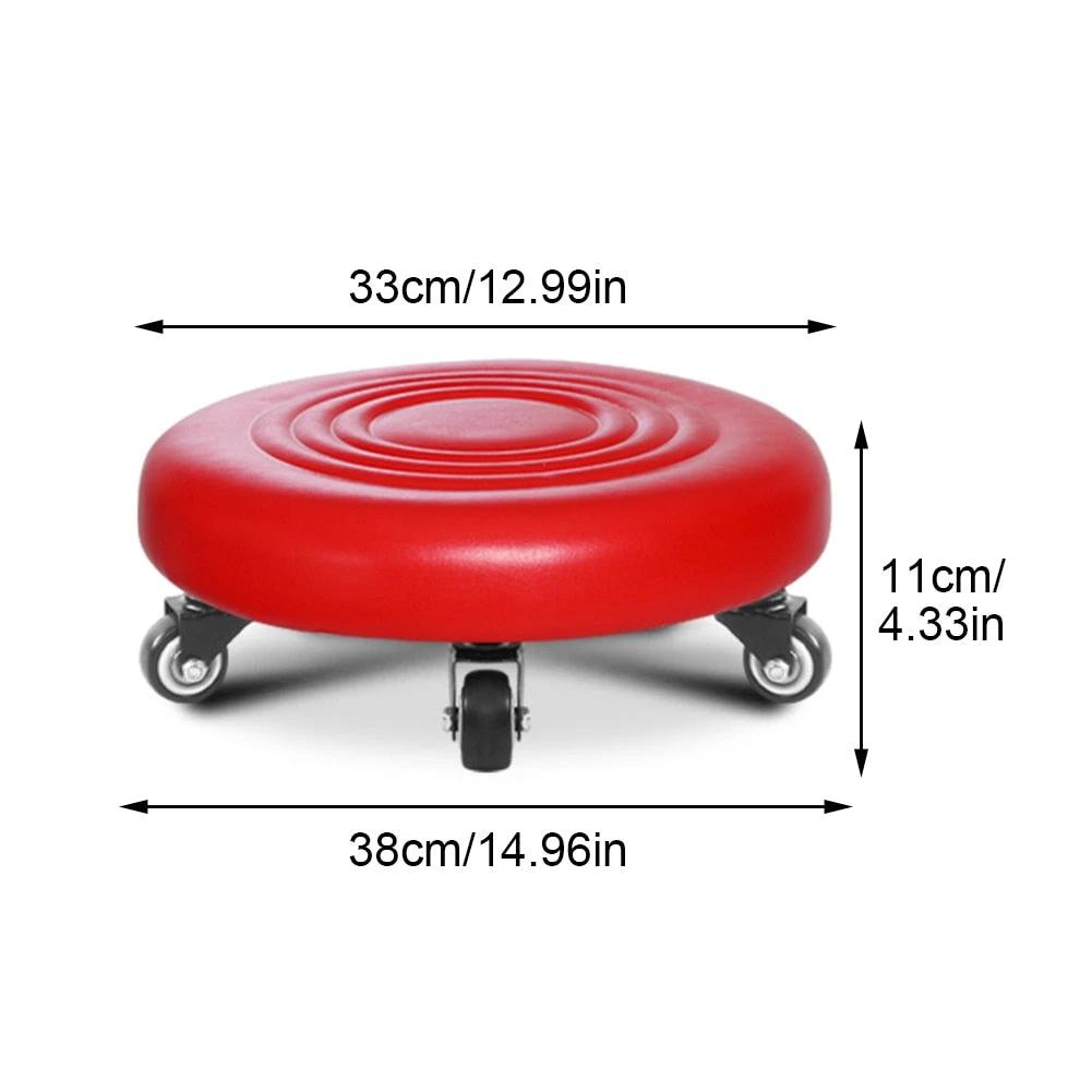 360 Rotating Wheeled Rolling Stool by BowLift