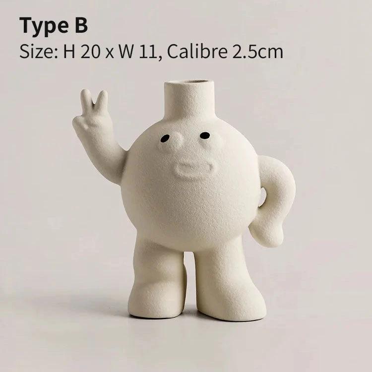 Character Ceramic Vase by Bowlift