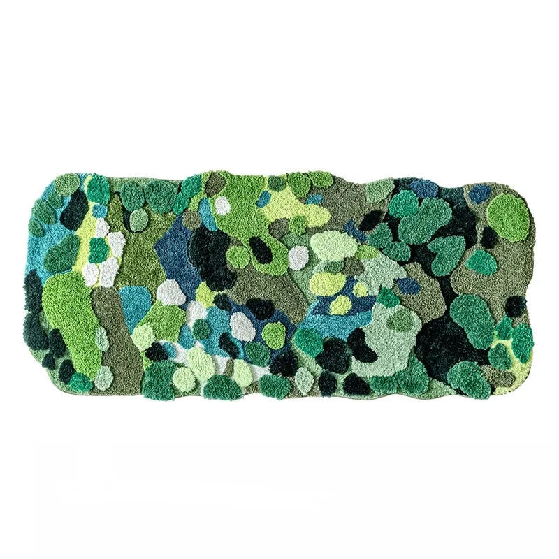 Moss Tufting Bathroom Mat by Bowlift
