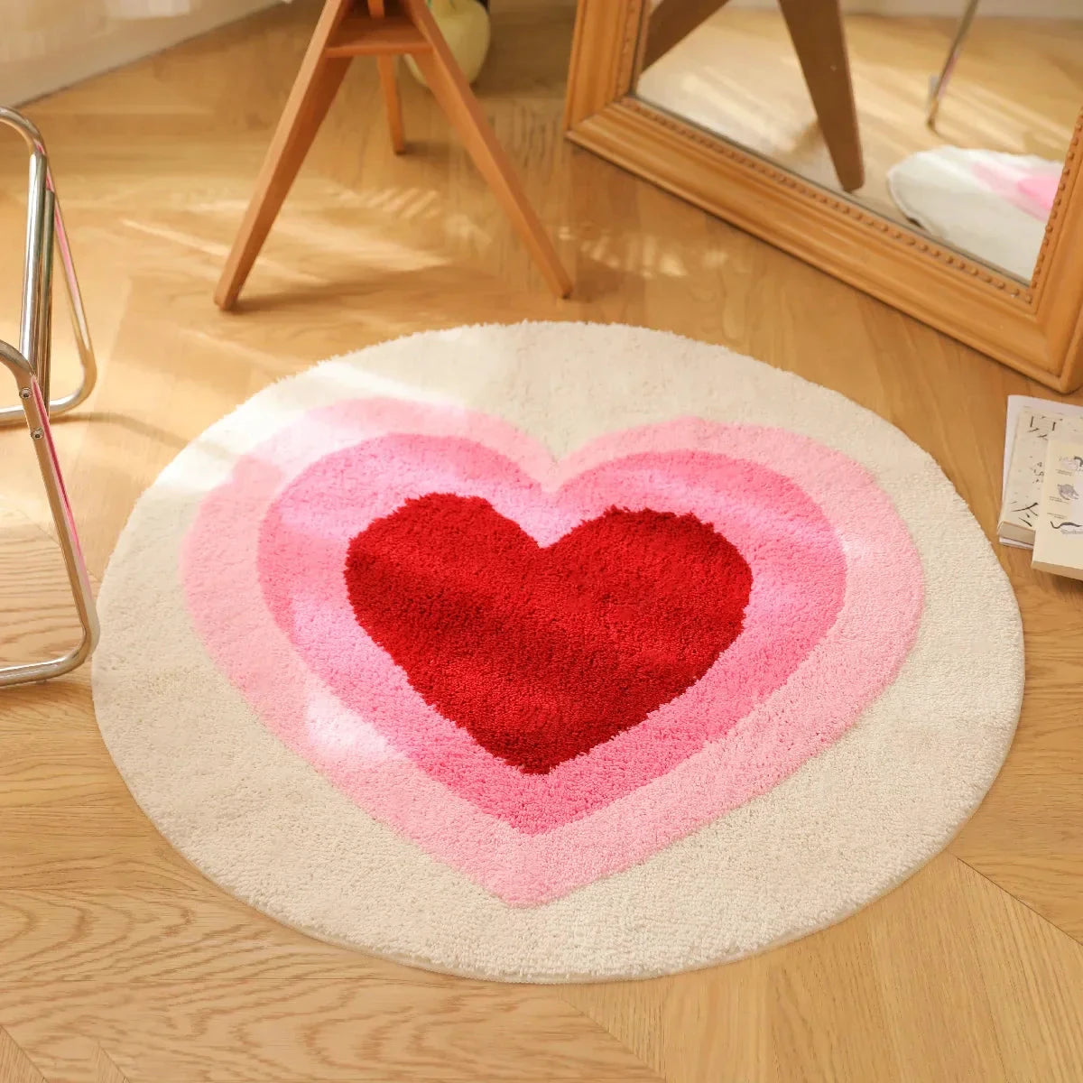 Gradient Heart Mat by Bowlift