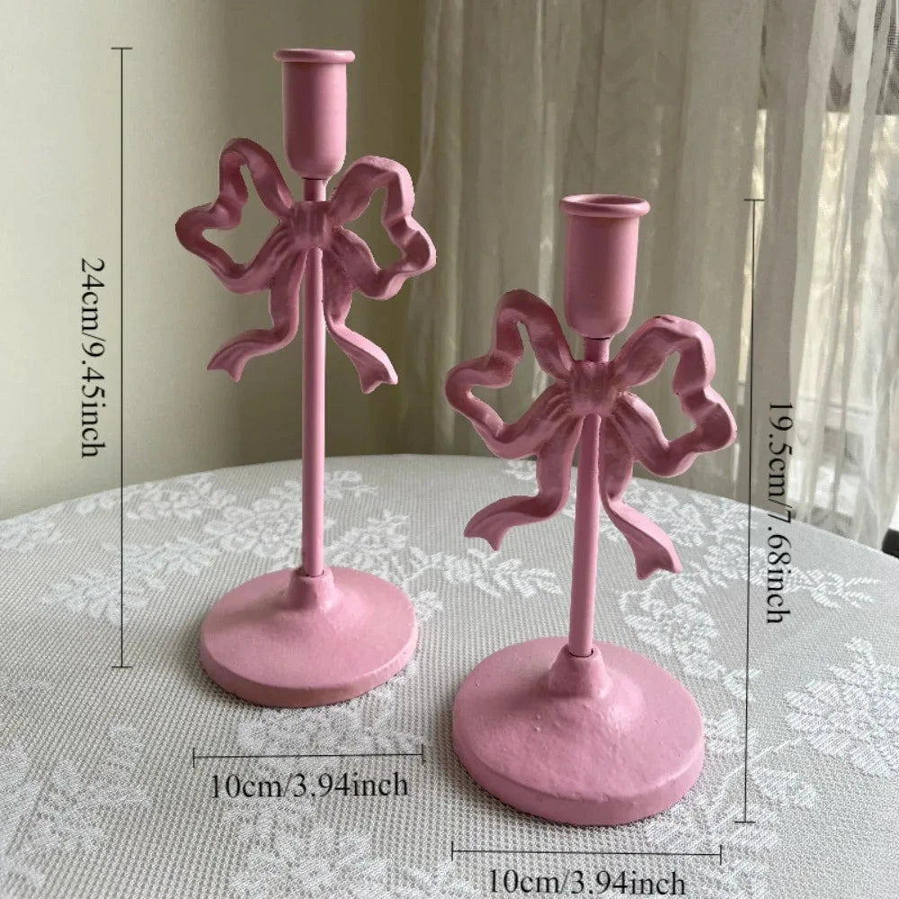 French Wrought Iron Candle Holder by Bowlift